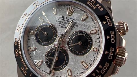 rolex daytona meteorite dial review